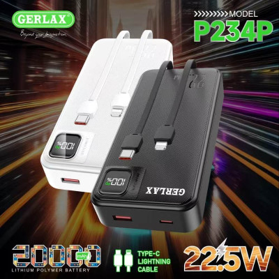 P234P 20000 mAh 22.5W Lithium Polymer Power Bank