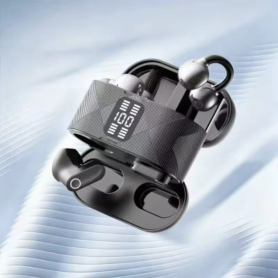 B63 2in1 Premium Headset একটি চার্জিং কেসেই পাচ্ছেন ২ জোড়া (৪টি) Wireless Earbuds
